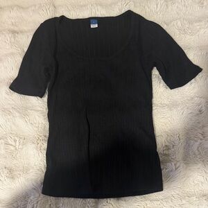 Old Navy Black Short Sleeve Tee